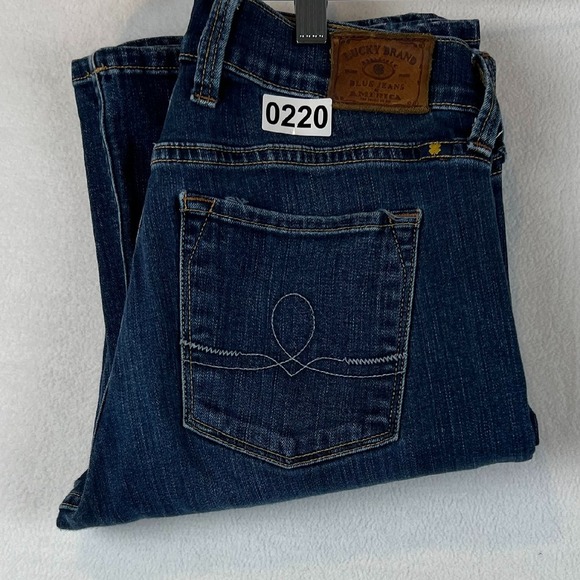 Lucky Brand Sofia Bootcut Jeans Dark Wash Denim Classic Style Womens 4 27‎ - Picture 13 of 13